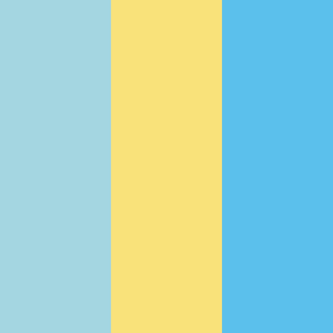 Download bright blue sun color palette PNG image (square)