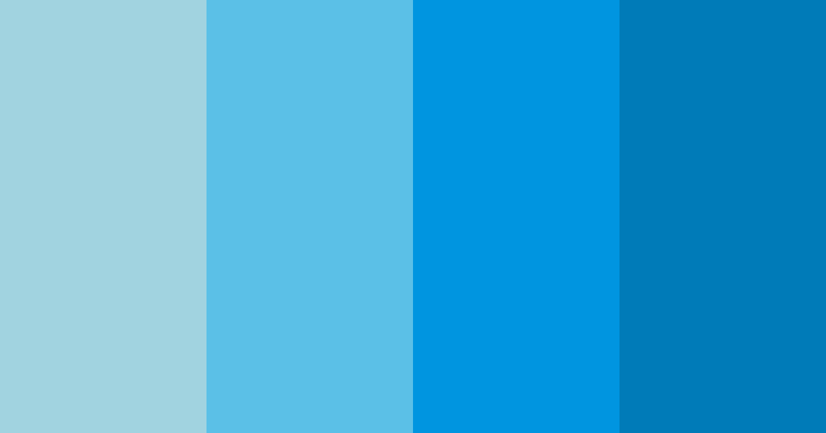 Download sunny azure escape color palette PNG image (landscape)