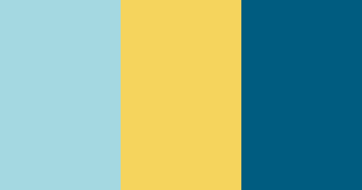 Download bright blue sunshine color palette PNG image (landscape)
