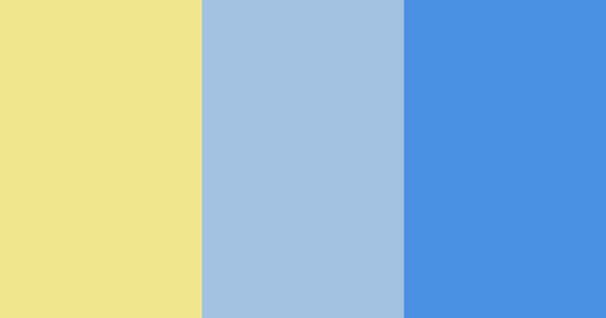 Download blue sunshine color palette PNG image (landscape)