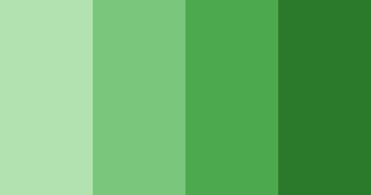 Download emerald oasis color palette PNG image (landscape)