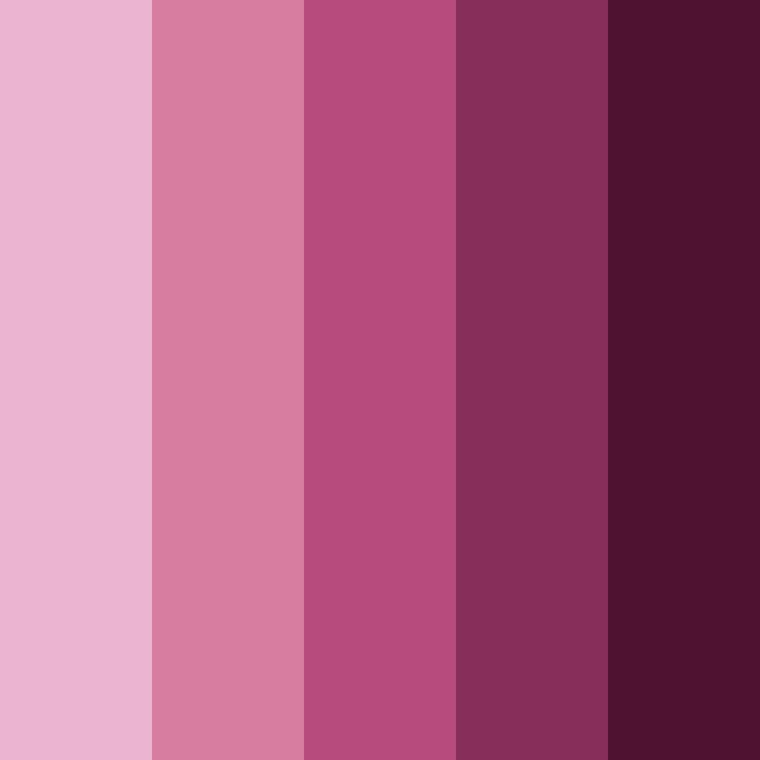 Download blossom twilight color palette PNG image (square)