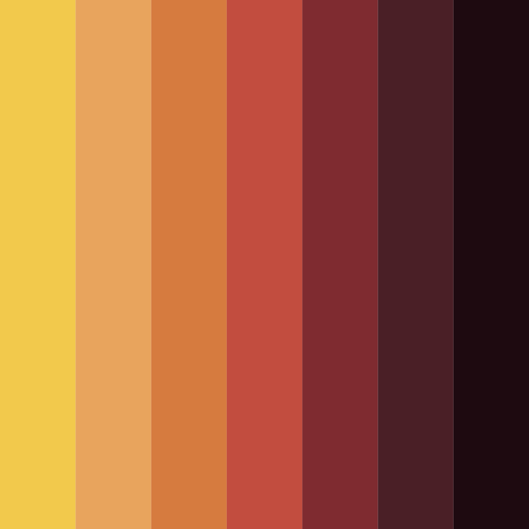 Download lava jewel tones color palette PNG image (square)
