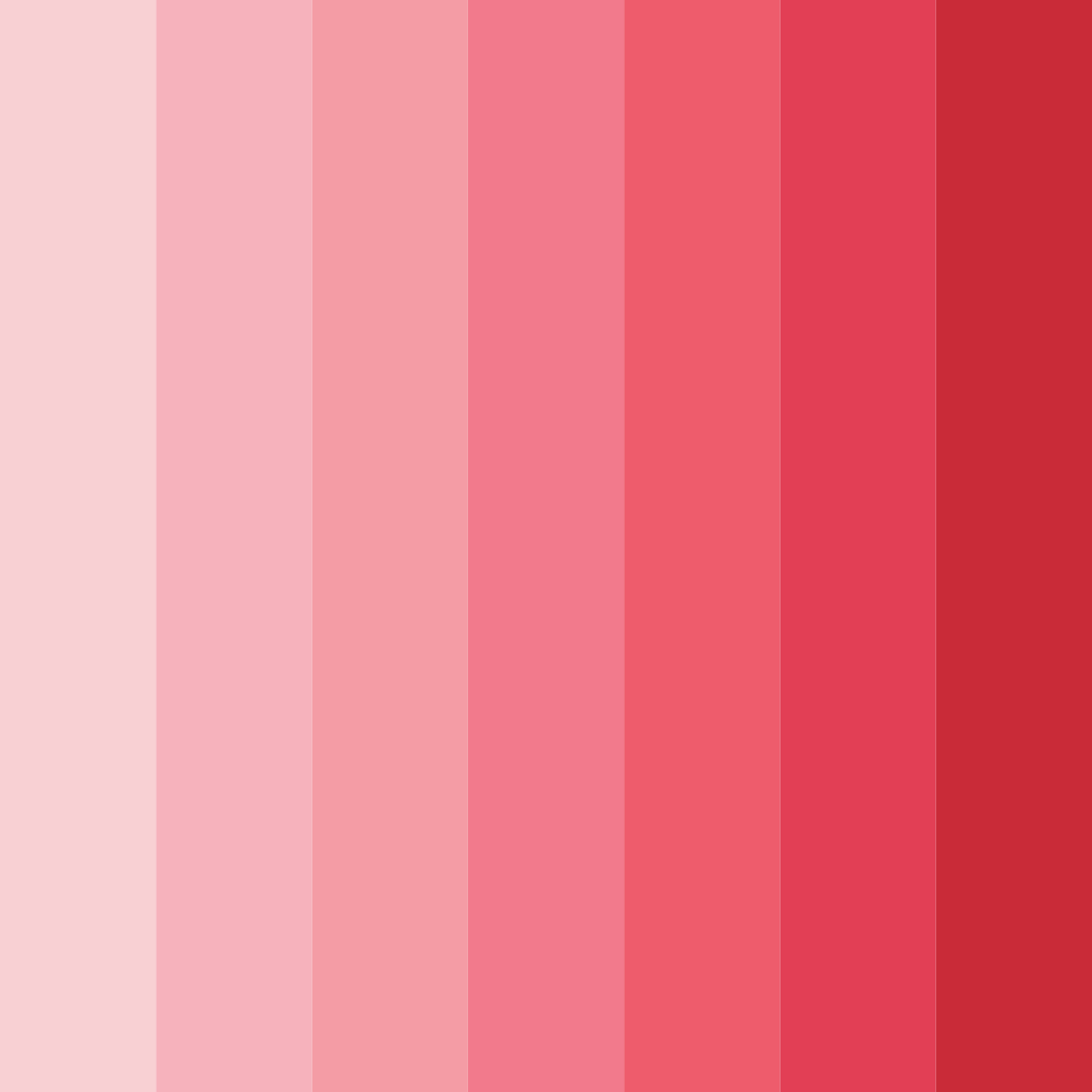 Download blushing blooms color palette PNG image (square)