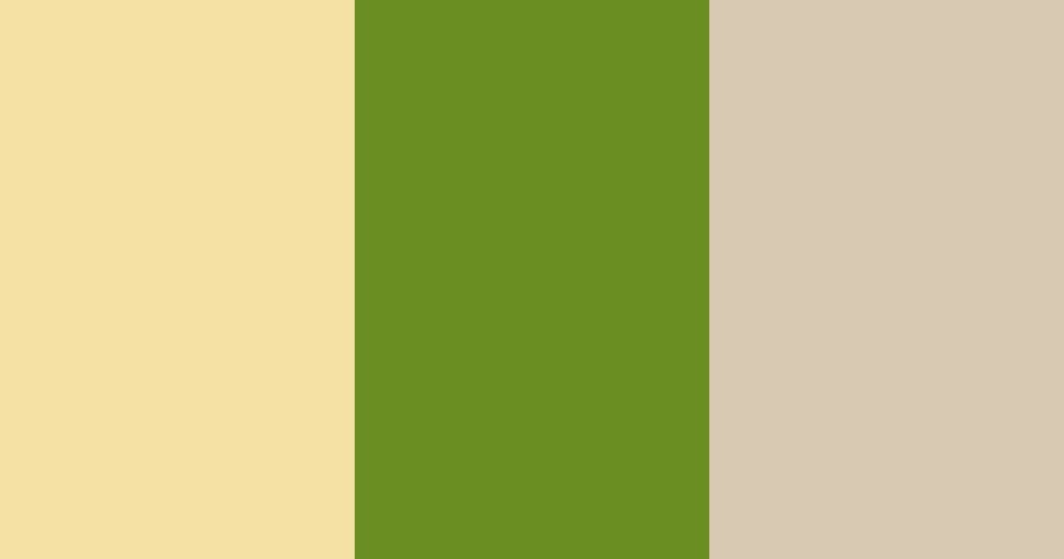 Download creamy gold and dark green color palette PNG image (landscape)