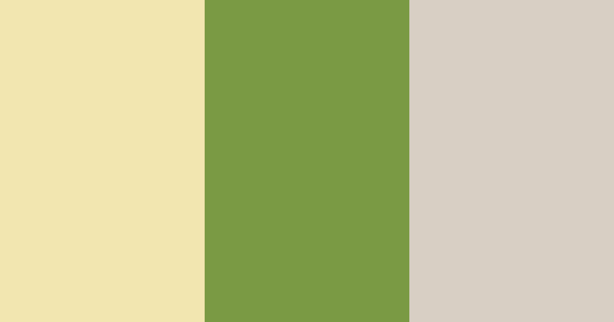Download creamy green color palette PNG image (landscape)