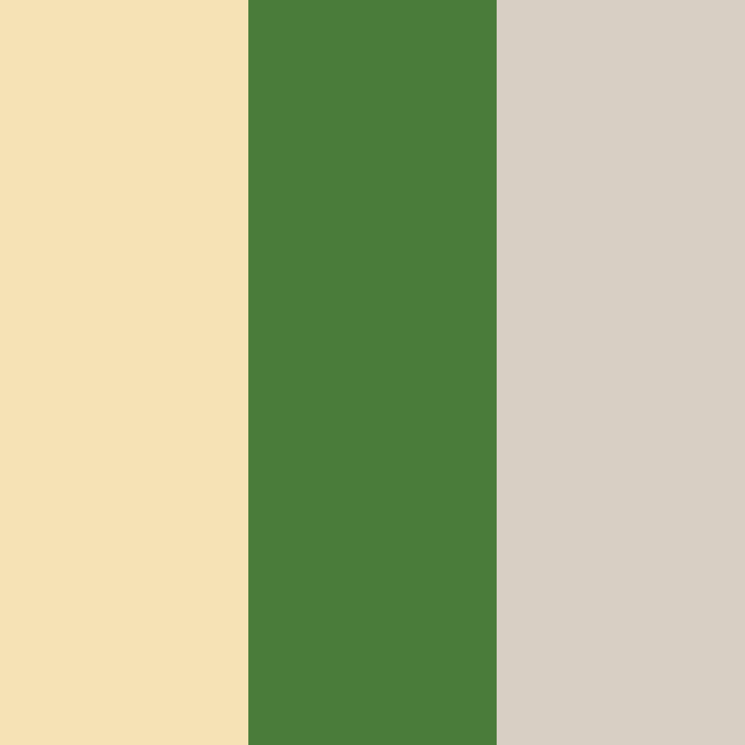 Download creamy green color palette PNG image (square)