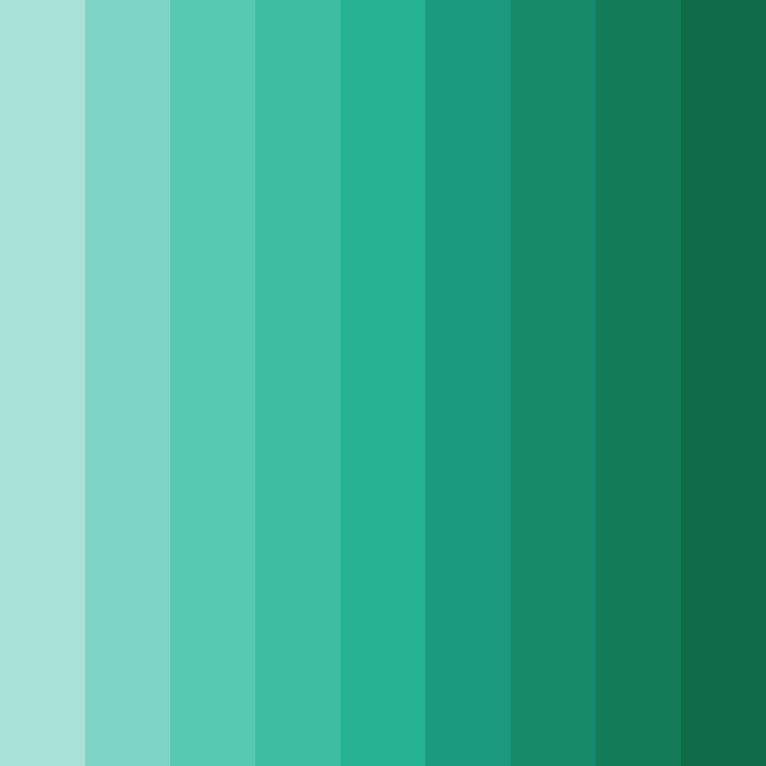 Download tropical serenity color palette PNG image (square)