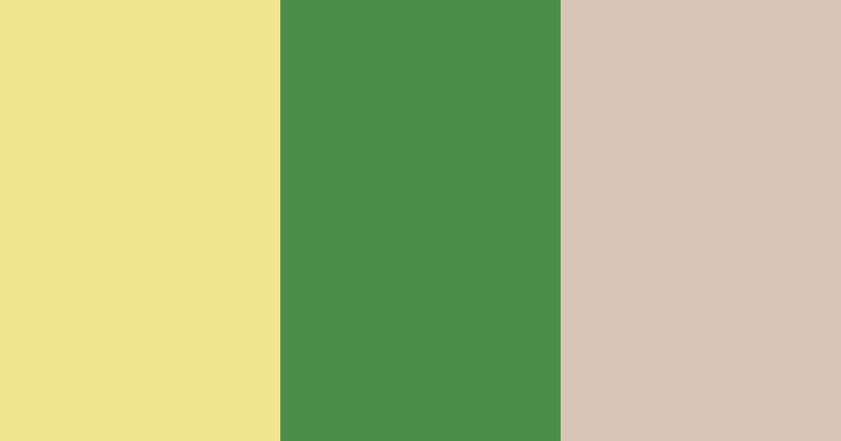 Download gold green cream color palette PNG image (landscape)