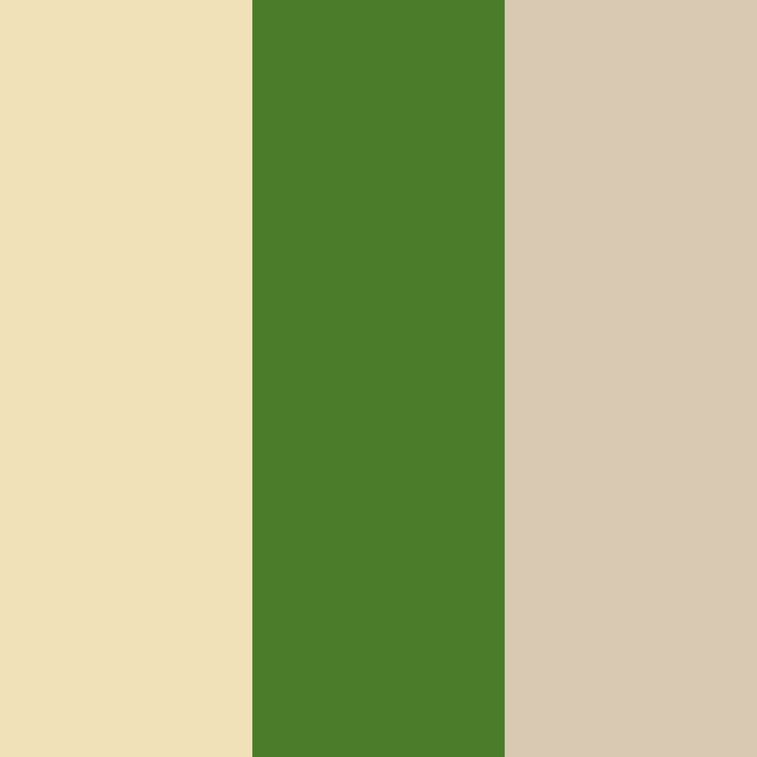 Download creamy green color palette PNG image (square)