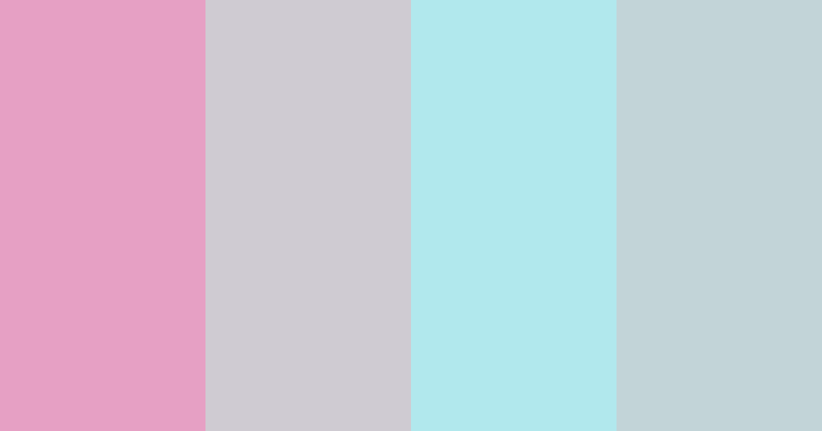 Download cotton candy winter skies color palette PNG image (landscape)