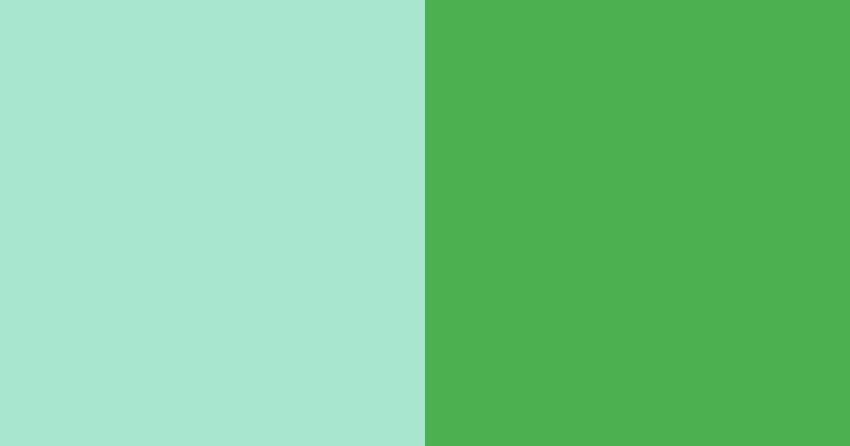 Download fresh green color palette PNG image (landscape)