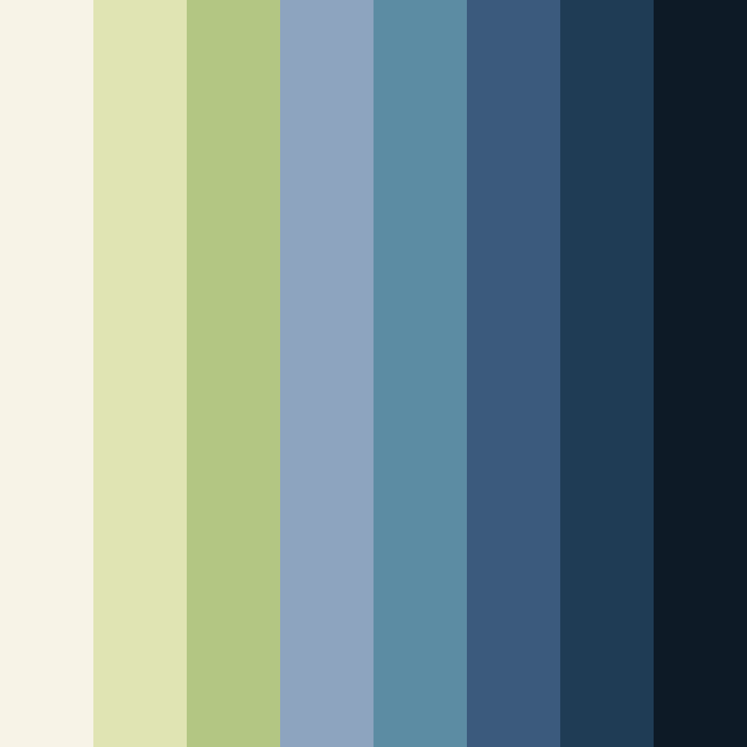 Download twilight tranquility color palette PNG image (square)