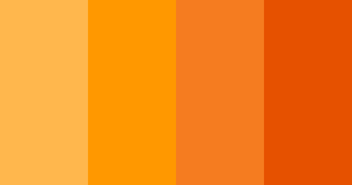 Download sunset tango color palette PNG image (landscape)