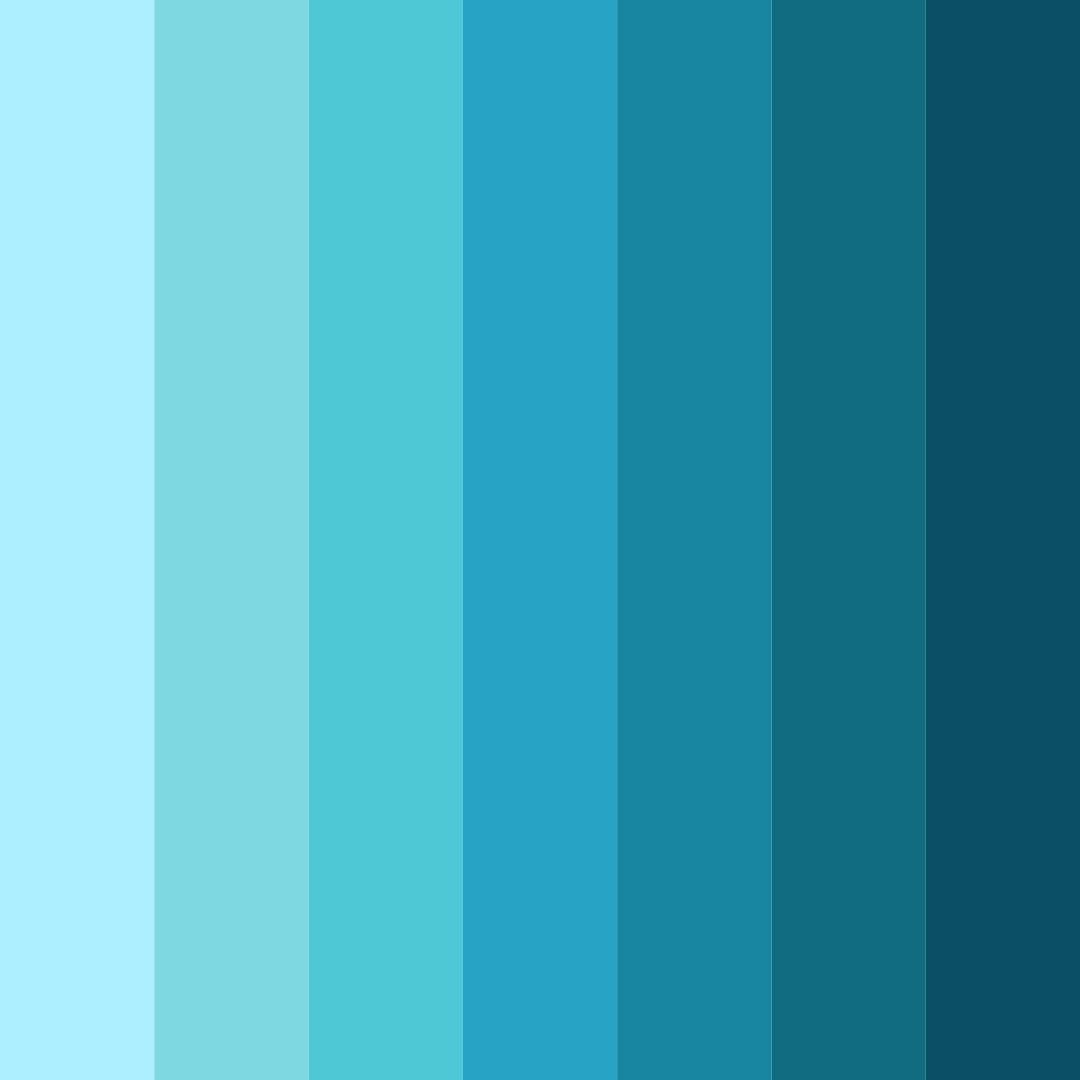 Download tropical tides color palette PNG image (square)
