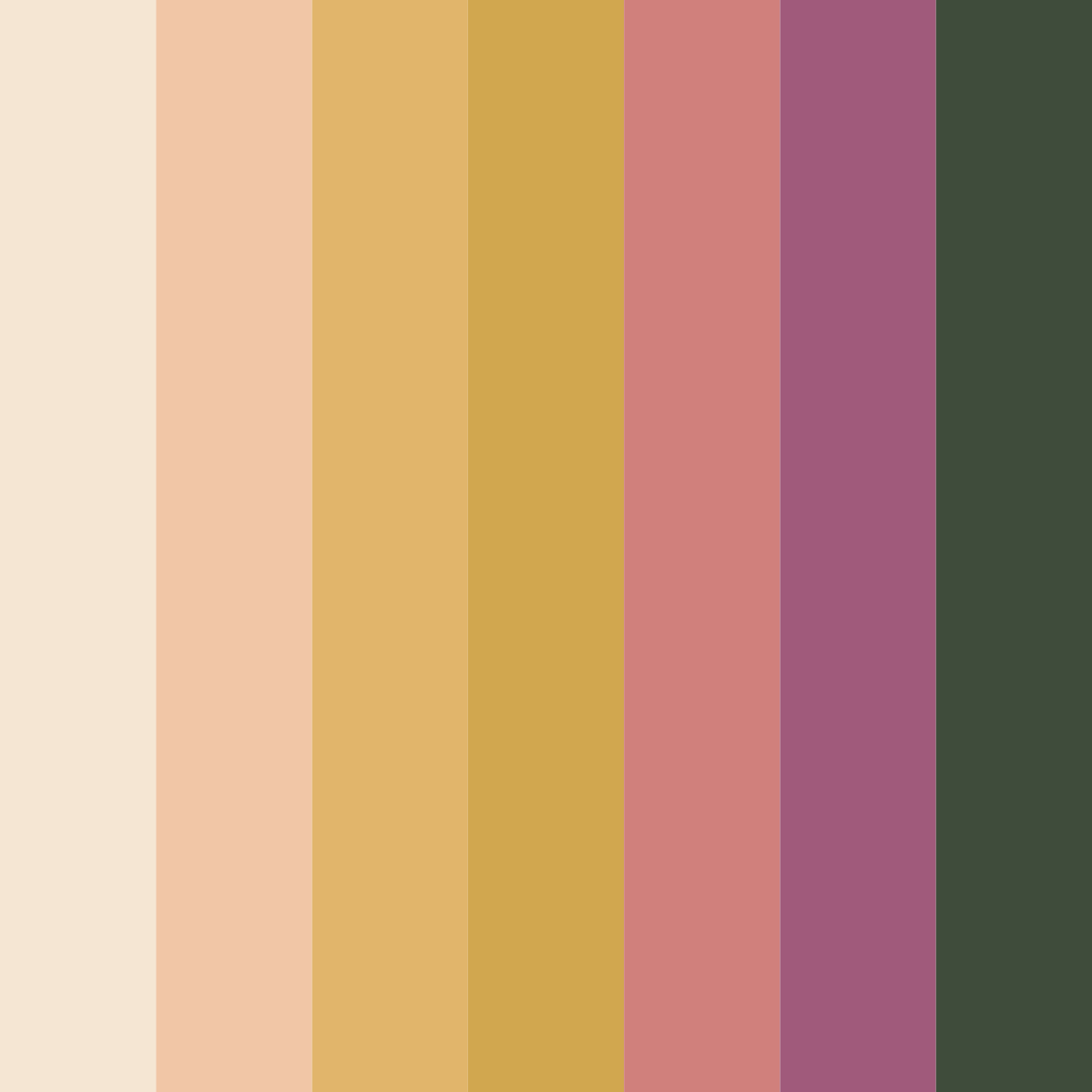 Download whispers of autumn color palette PNG image (square)