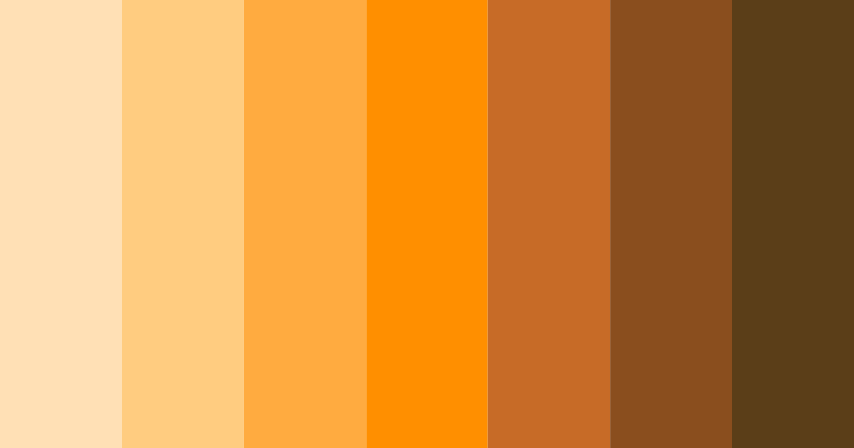 Download brown sunset color palette PNG image (landscape)