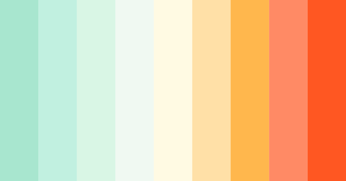 Download serene sunrise color palette PNG image (landscape)