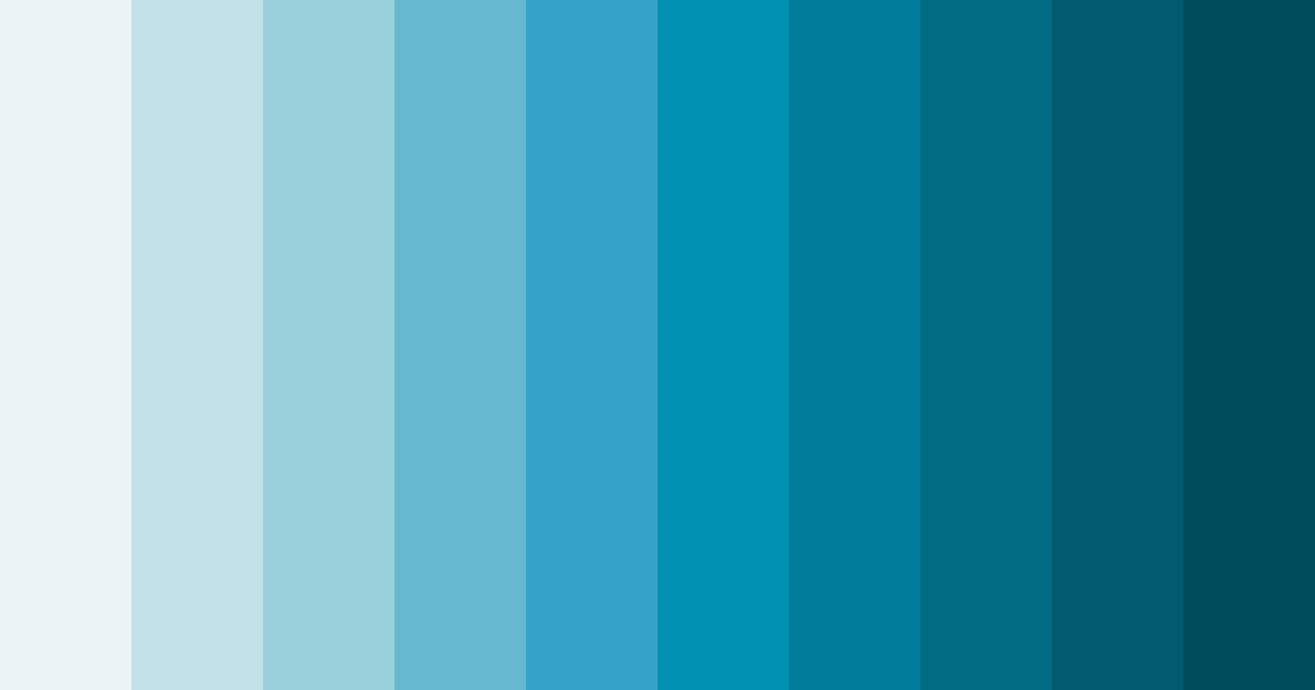 Download cyan sunrise color palette PNG image (landscape)