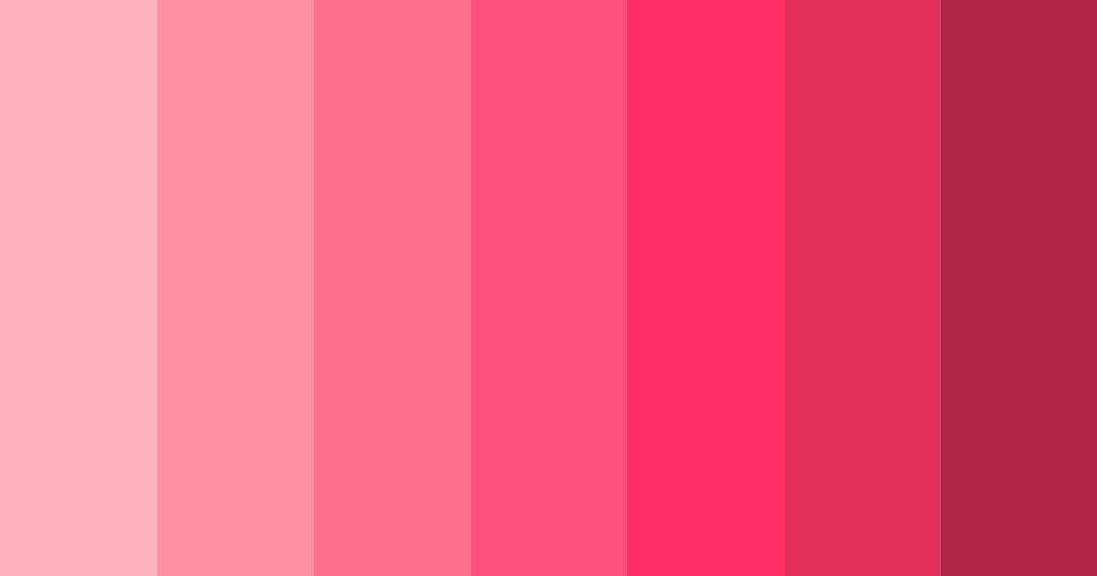 Download pink coral symphony color palette PNG image (landscape)