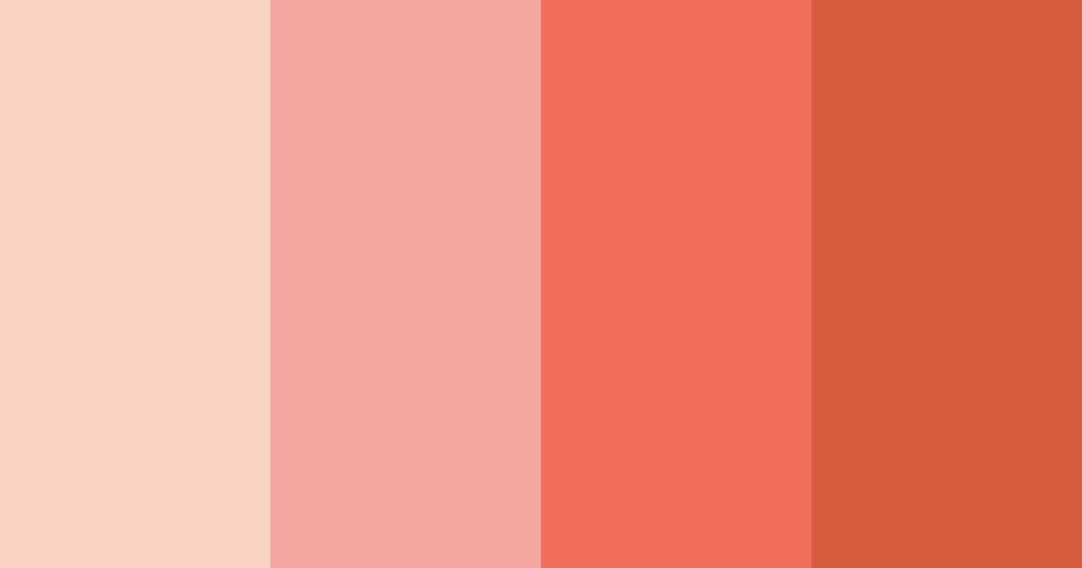 Download light coral color palette PNG image (landscape)