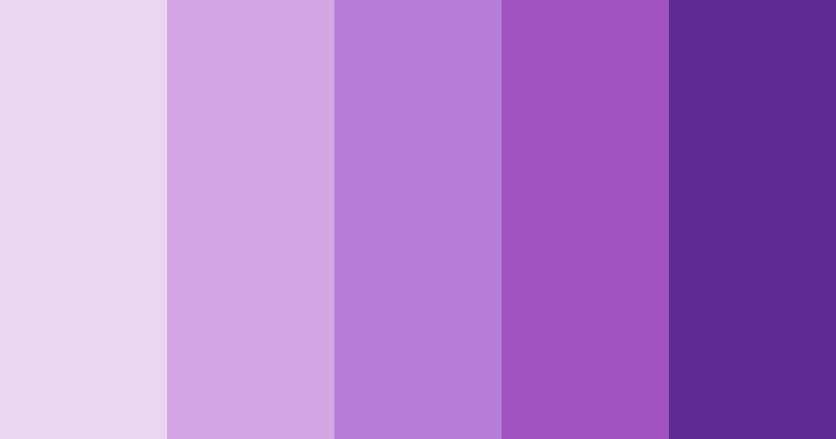 Download lavender dreams color palette PNG image (landscape)