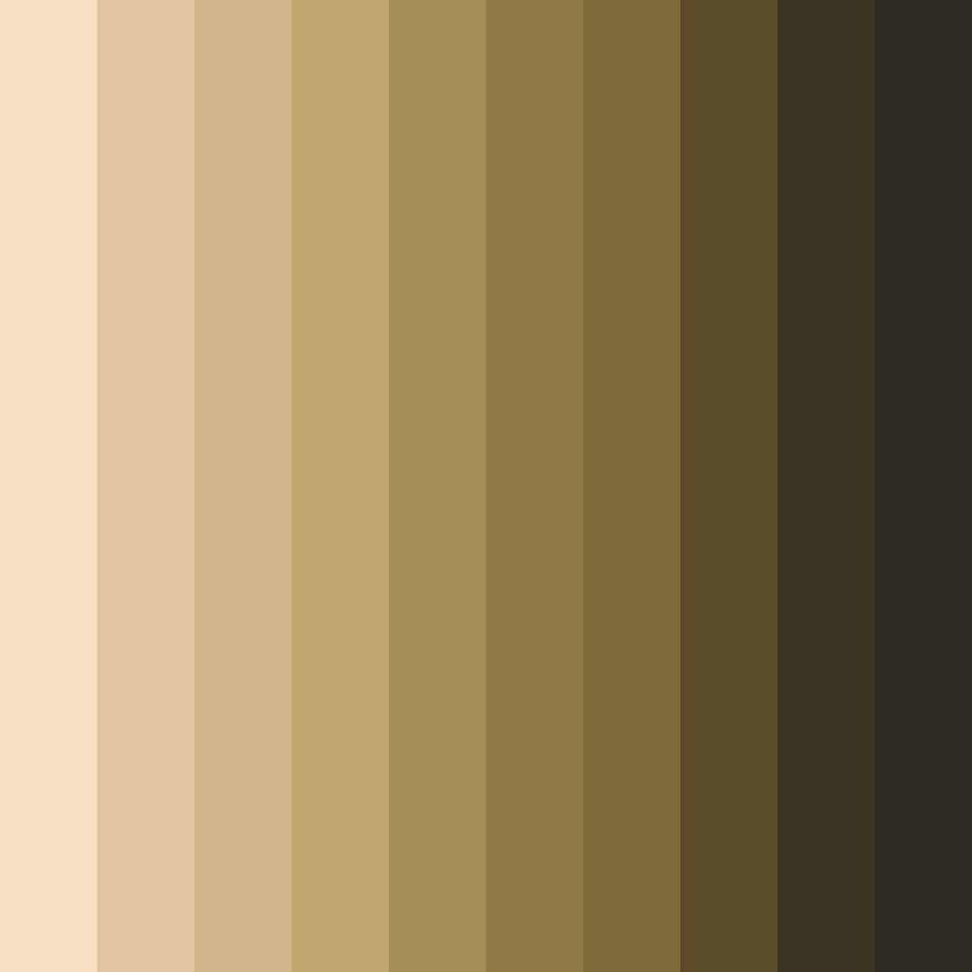 Download desert dusk tones color palette PNG image (square)