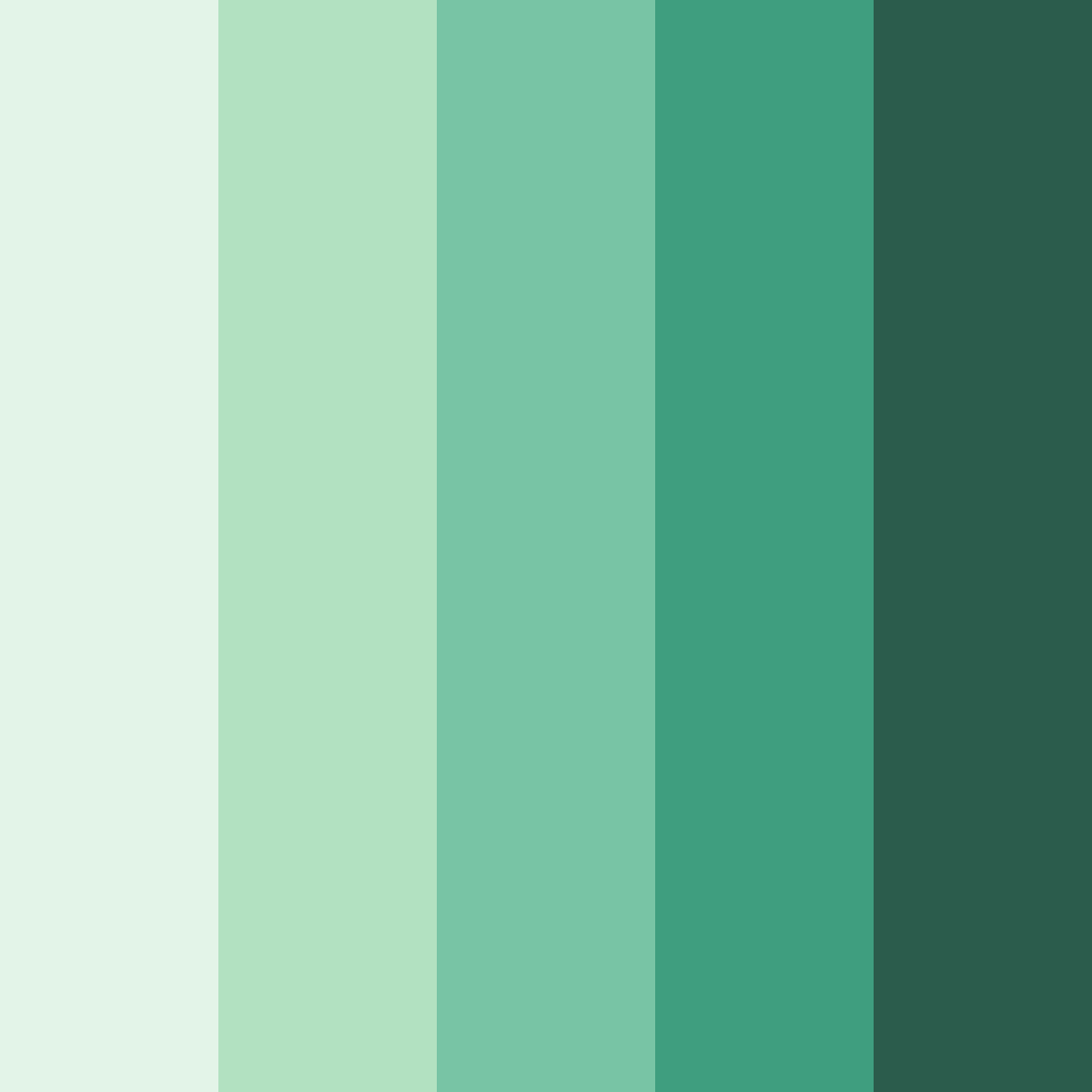 Download green saguaro color palette PNG image (square)