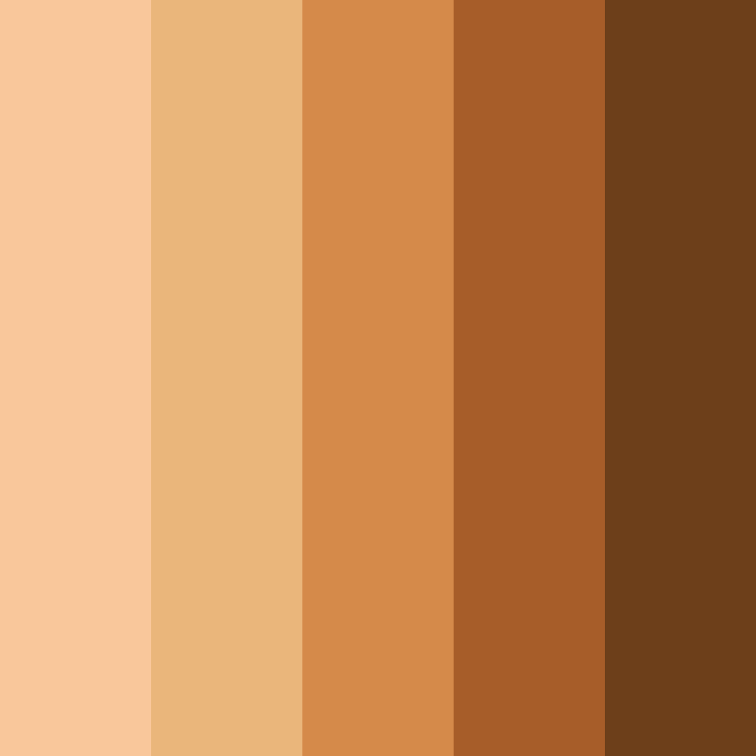 Download rustic sunrise color palette PNG image (square)