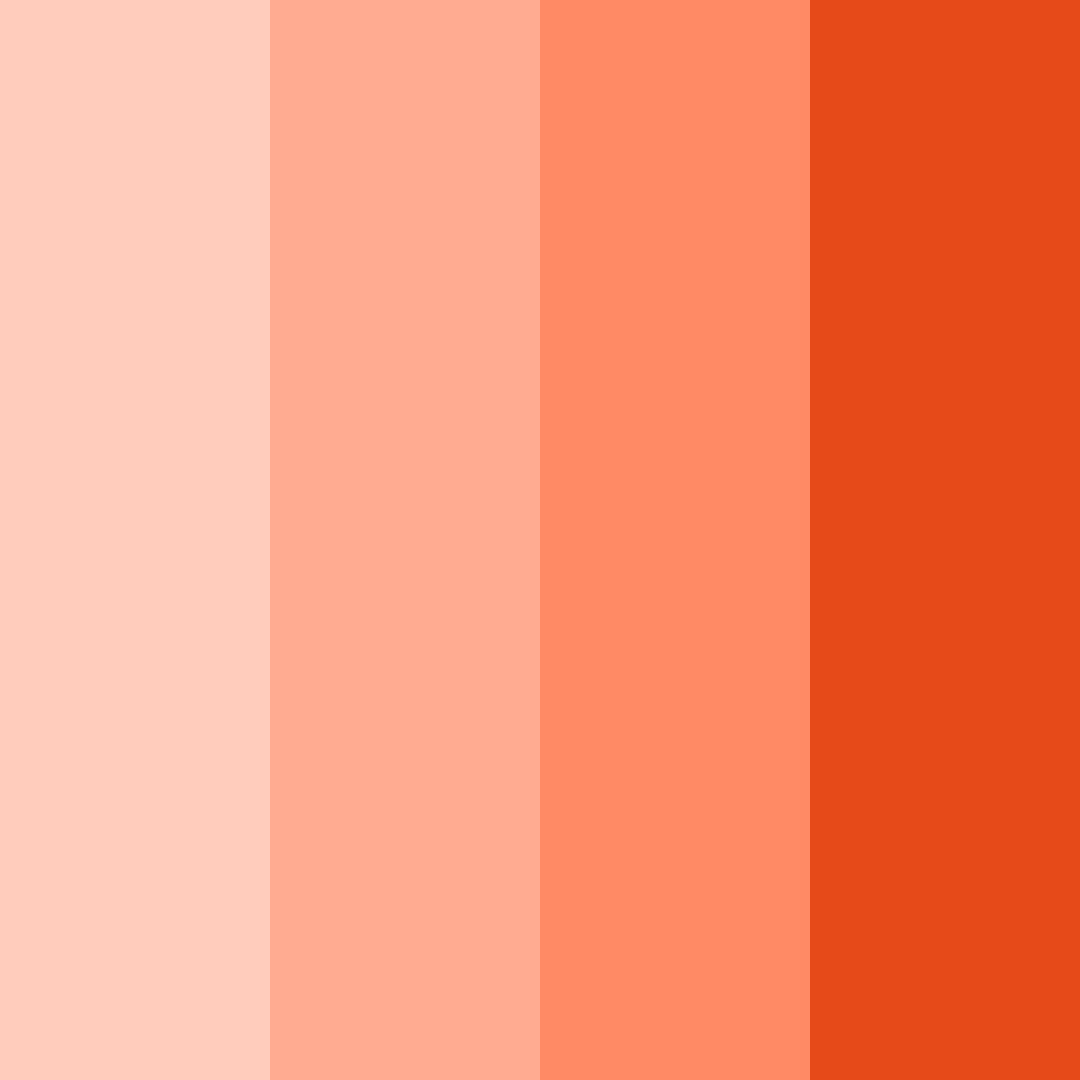Download burnt orange color palette PNG image (square)
