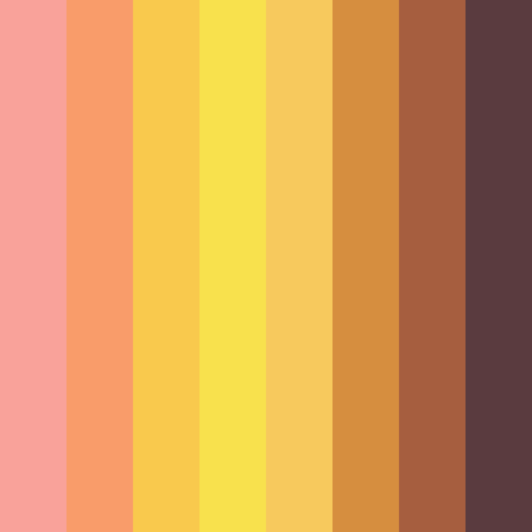 Download celestial ember color palette PNG image (square)