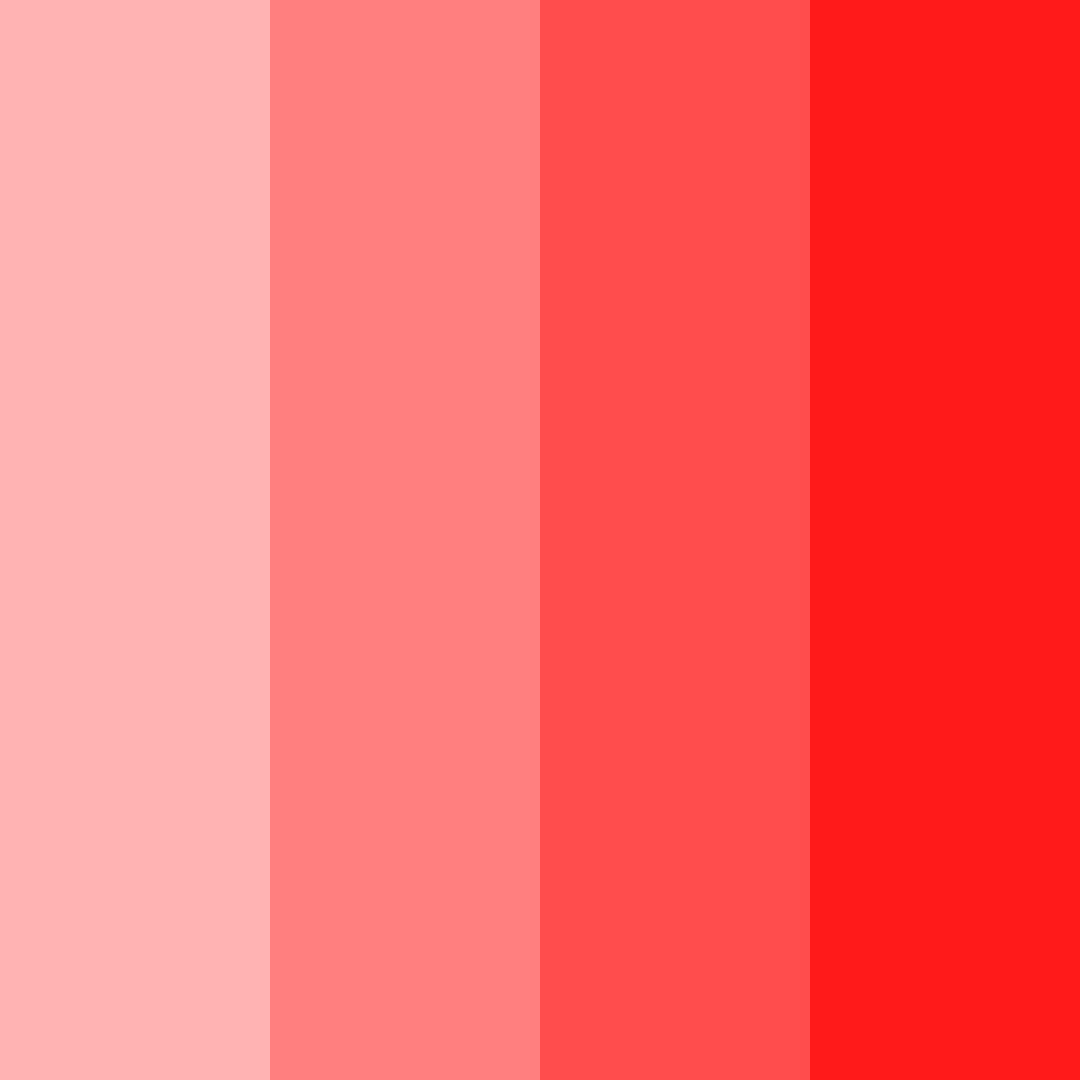 Download fiery dawn color palette PNG image (square)