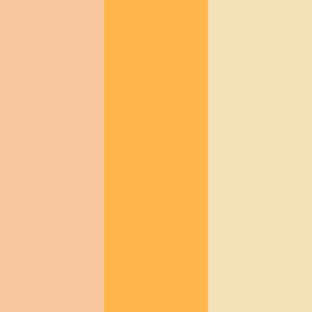 Download peachy cream color palette PNG image (square)