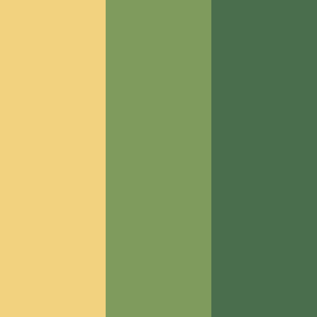 Download golden velvet garden color palette PNG image (square)