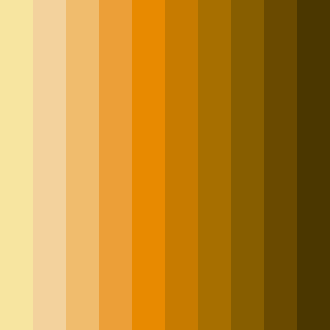 Download golden embrace color palette PNG image (square)