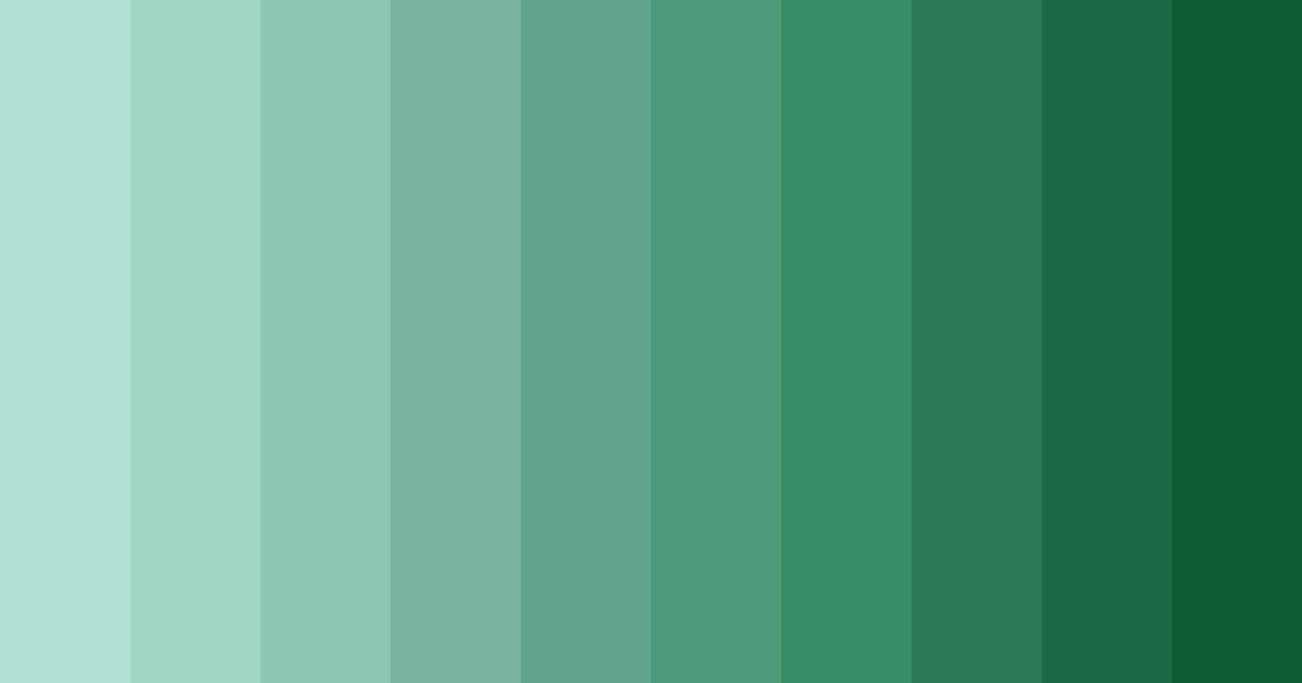 Download velvet green dream color palette PNG image (landscape)