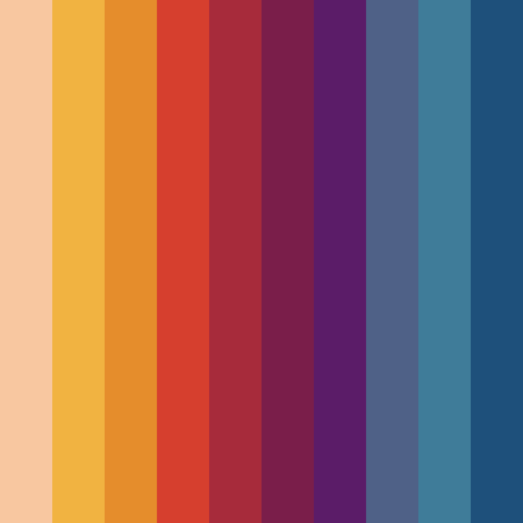 Download twilight embrace color palette PNG image (square)