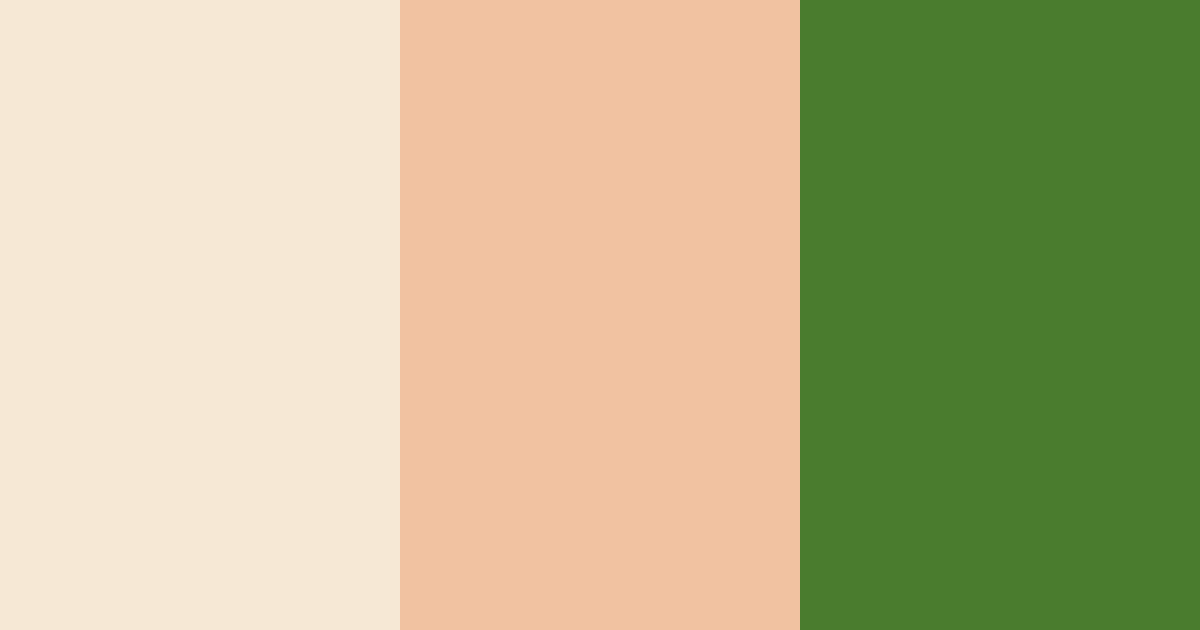 Download citrus grove serenity color palette PNG image (landscape)