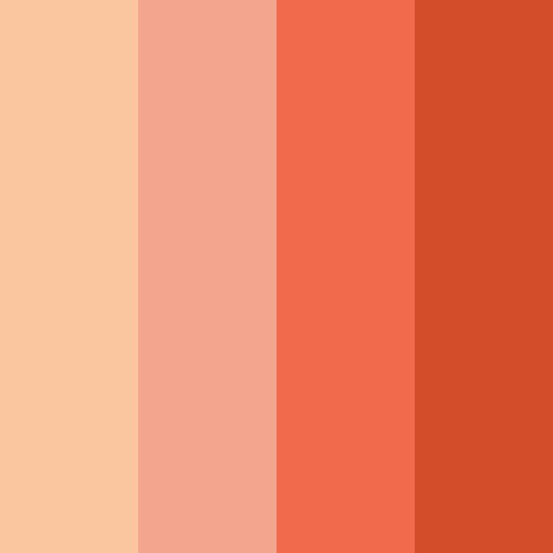 Download sunrise serenade color palette PNG image (square)