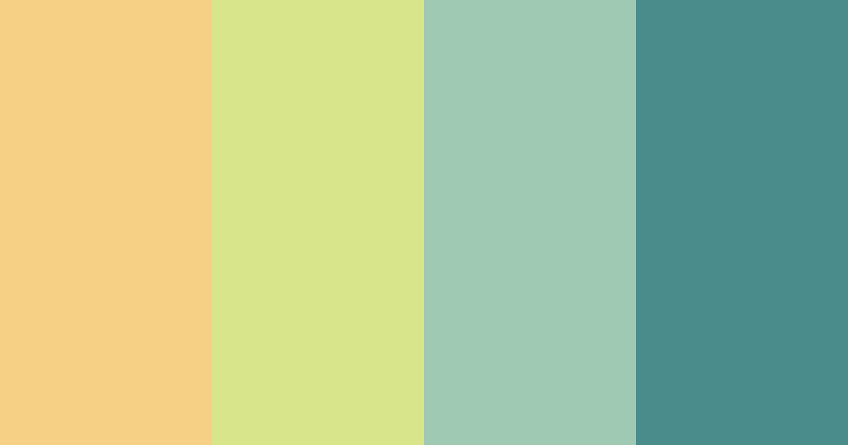 Download light orange green color palette PNG image (landscape)