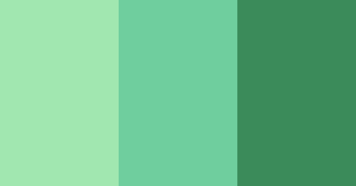 Download green garden color palette PNG image (landscape)