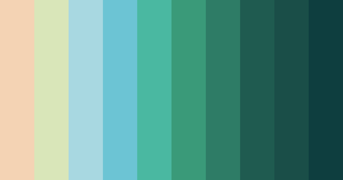 Download coastal serenity color palette PNG image (landscape)