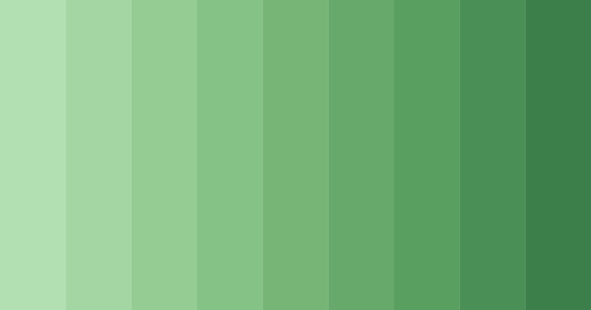 Download bright pastel green color palette PNG image (landscape)