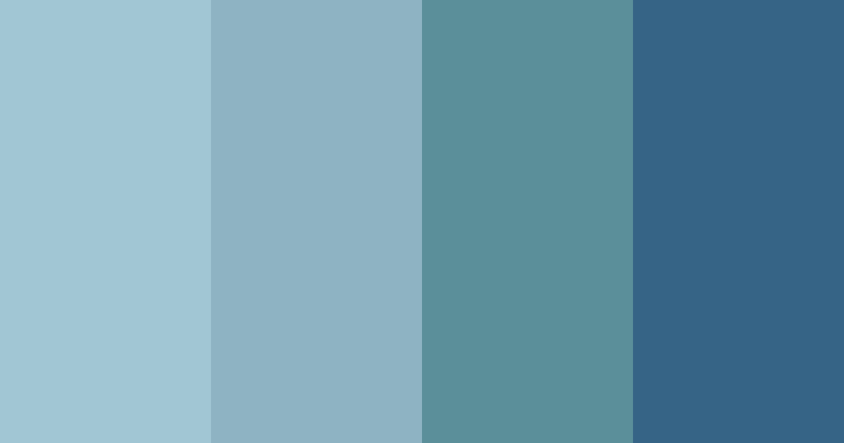 Download deep teal color palette PNG image (landscape)
