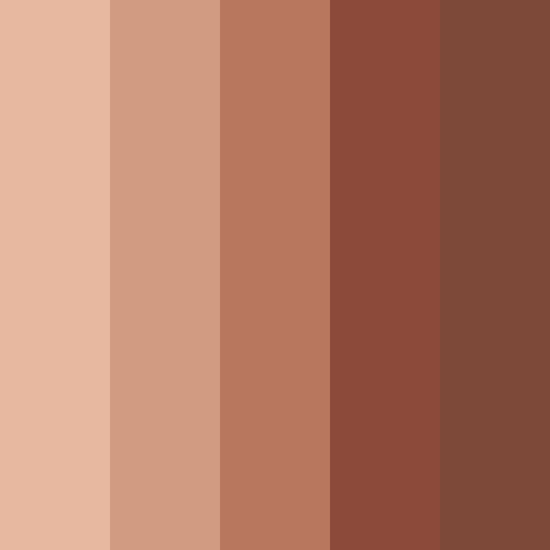 Download rusty red color palette PNG image (square)
