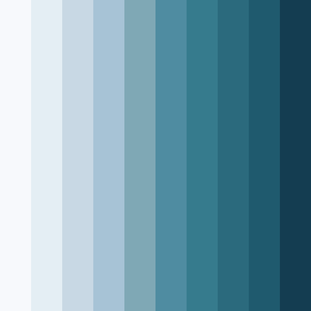 Download oceanic mist color palette PNG image (square)