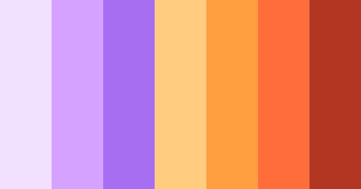 Download purple sunrise color palette PNG image (landscape)