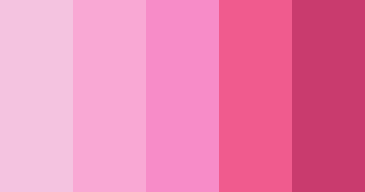 Download whimsical blossom color palette PNG image (landscape)