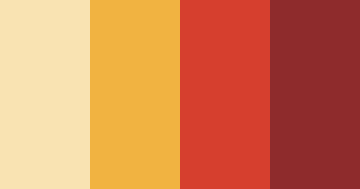 Download autumn ember glow color palette PNG image (landscape)