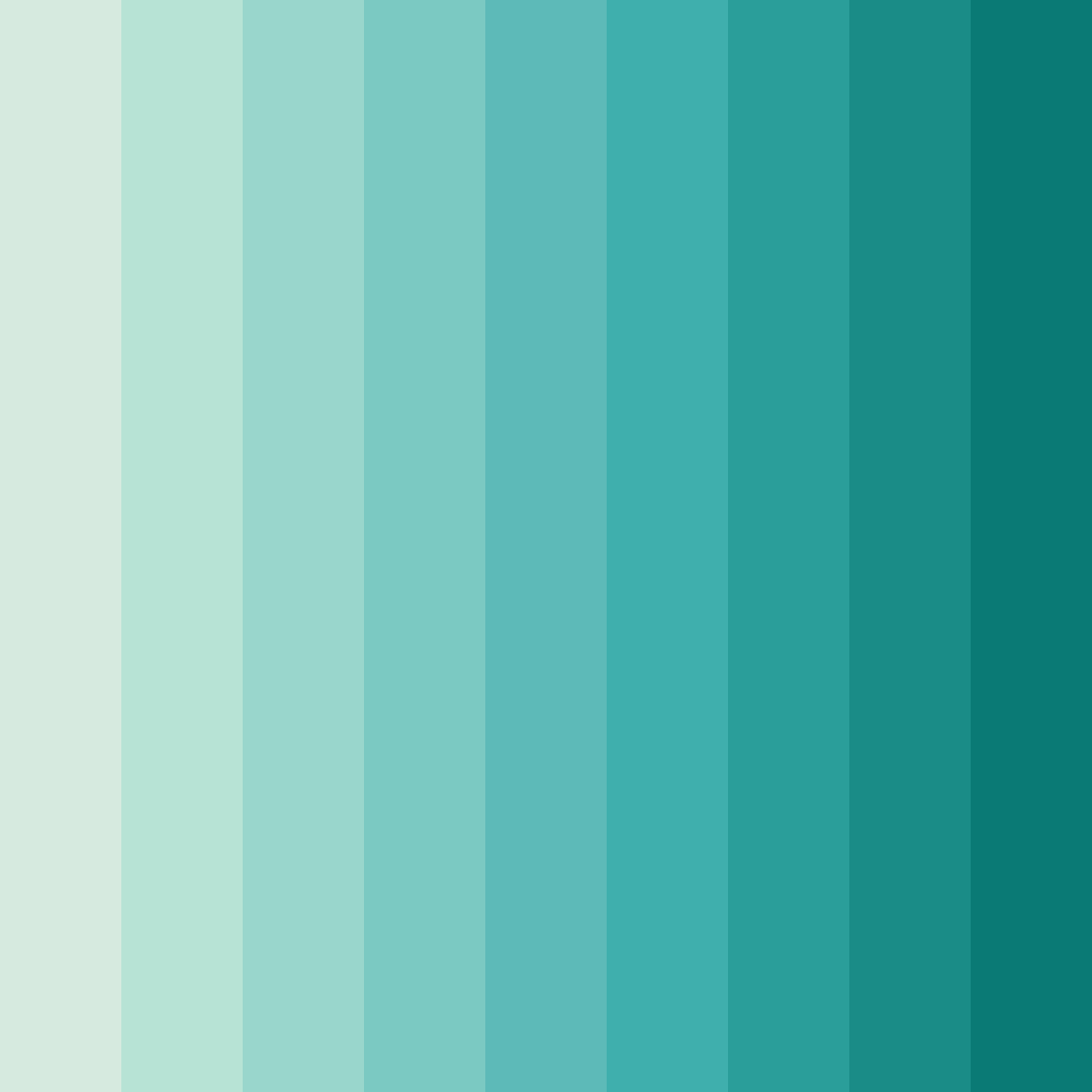 Download teal oasis color palette PNG image (square)